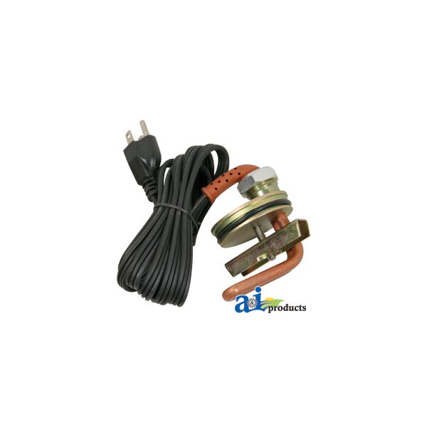 Heater, Engine Block Frost Plug, 2 1/4" Flat Bar; 750 Watt 5" x5.75" x3"